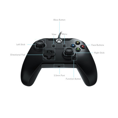 Pdp Wired Controller Black Xbox One / PC