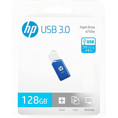 Pendrive HP X755W 128 GB USB 3.1 Blue/White