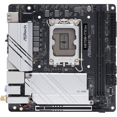 Asrock Base Plate 1700 H670M ITX/AX DDR4