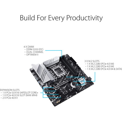 ASUS 1700 Prime Z790M-Plus D4 Base Plate