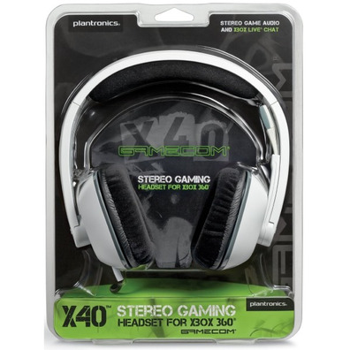 Plantronics Gamescom X40 Stereo Headset for Xbox 360