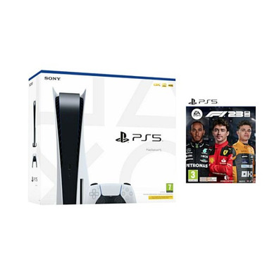 Playstation 5 with reader + DualSense + F1 2023