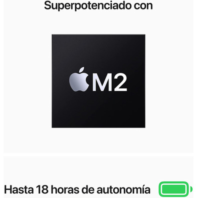 Apple Macbook Air 13 MBA 2022 Midnight M2/8GB/256GB/GPU 8C/13.6 ''