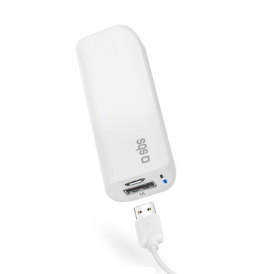 Compact Powerbank 3000 mAh White SBS