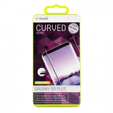 Tempered glass 0.33 mm Curved 3d Samsung Galaxy S9 Plus Muvit