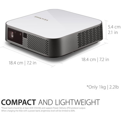 Viewsonic M2E Lumens FHD Projector