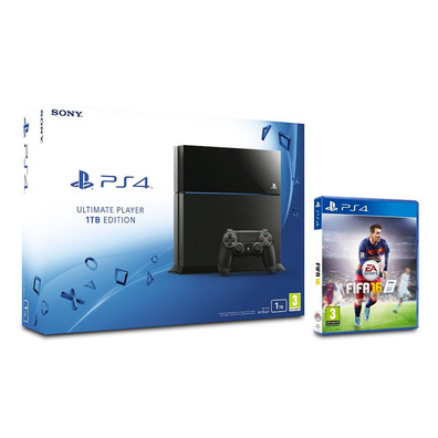 Playstation 4 (1 TB) + Fifa 16