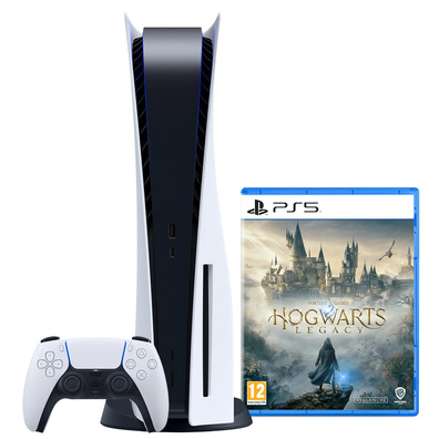 PS5 + DUALSENSE (ASTRO ' S PLAYROOM) + HOGWARTS LEGACY