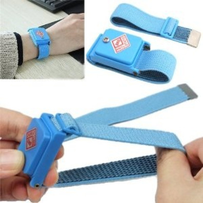 Adjustable antistatic wrist strap