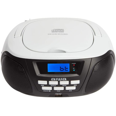 Radio CD Aiwa Boombox BBTU-300BW Black