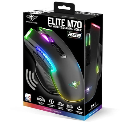 Mouse Gaming Wireless Spirit of Gamer Elite M70 4800 DPI