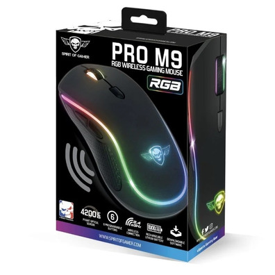 Mouse Gaming Wireless Spirit of Gamer Pro M9 4200 DPI