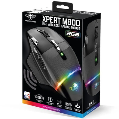 Mouse Gaming Wireless Spirit of Gamer Xpert M800 10000 DPI