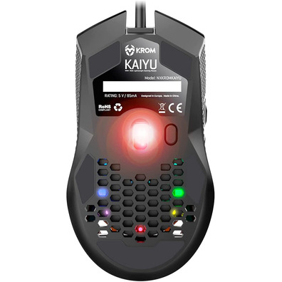 Mouse Gaming Krom Kaiyu RGB Black