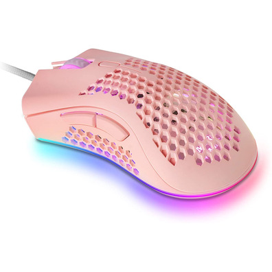 Mouse Gaming Mars Gaming MMEX 32000 DPI Pink