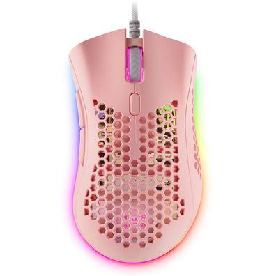 Mouse Gaming Mars Gaming MMEX 32000 DPI Pink