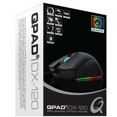 Mouse Gaming QPad 12.000DPI FPS Gaming Mouse