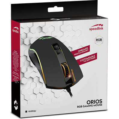 Mouse Gaming Speedlink Orios RGB 5000 DPI