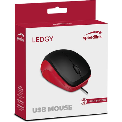 Mouse LEDGY Speedlink Red