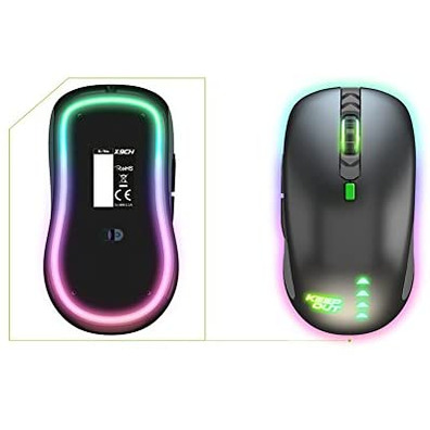 Optical Mouse Keep Out X9CH Gaming Black