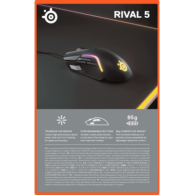 Mouse Steelseries Rival 5 18000 CPI