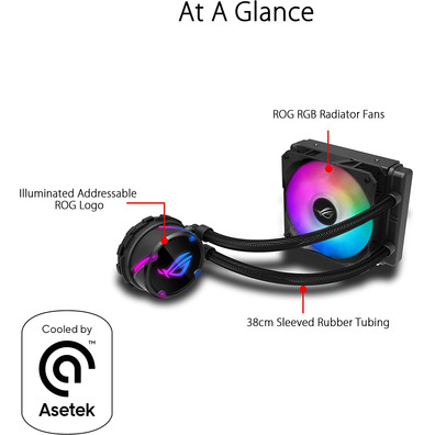 Liquid Cooling Asus ROG Strix LC 120 RGB Intel/AMD