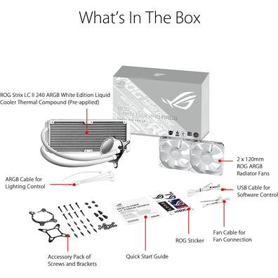 Liquid Cooling Asus RoG Strix LC II 240 ARGB Intel/AMD