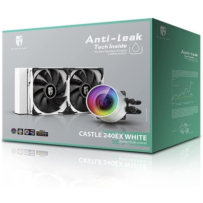 DeepCool Castle 240EX White Intel/AMD Liquid Cooling