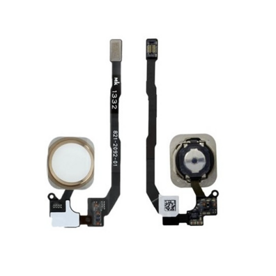 Home Button with PCB Membrane Flex Cable Part for iPhone 5S/SE Gold