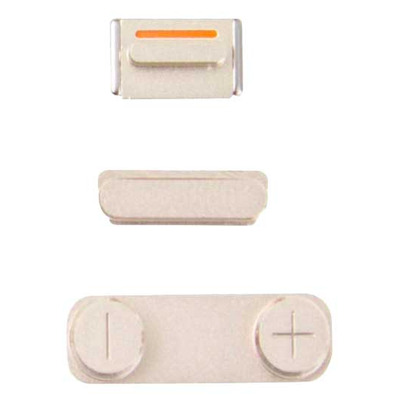 Side Buttons Set for iPhone 5S / SE Gold