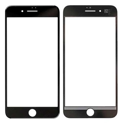 Front Glass iPhone 8 Plus (Oca Glue) Black