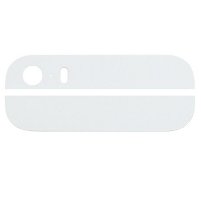 Top Bottom Glass for iphone 5S White