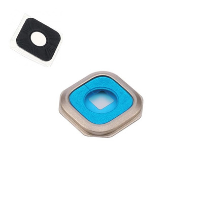 Rear Camera Lens Cover with Sticker+Glass Lens for Samsung Galaxy A7100 Gold