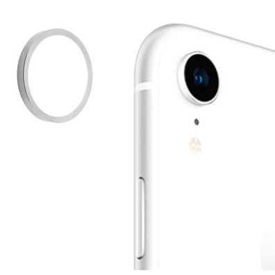 Rear Camera Lens Cover - iPhone XR Silver