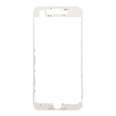 Front Frame with Hot Glue for iPhone 7 White
