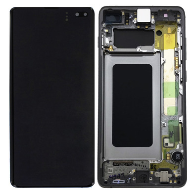 Spare part Full Screen with Frame Samsung Galaxy S10 Plus Black