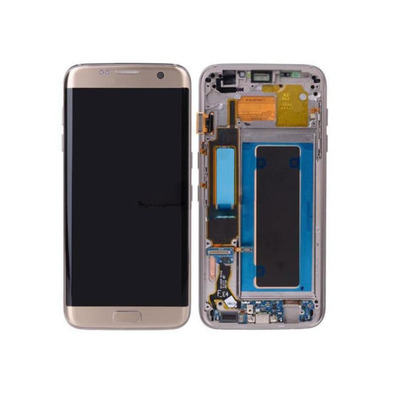 Spare part Full Screen with Frame Samsung Galaxy S7 Edge Gold
