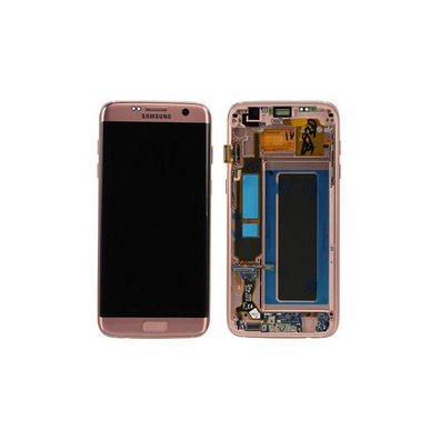 Spare part Full Screen with Frame Samsung Galaxy S7 Edge Rose Gold