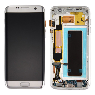 Spare part Full Screen with Frame Samsung Galaxy S7 Edge Silver