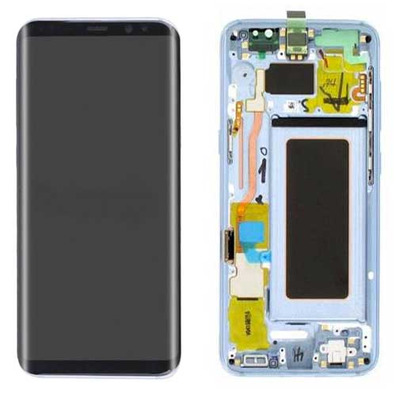 Full Front Assembly with Frame - Samsung Galaxy S8 Blue