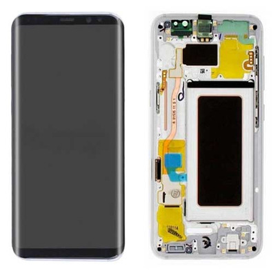 Full Front Assembly with Frame - Samsung Galaxy S8 Silver