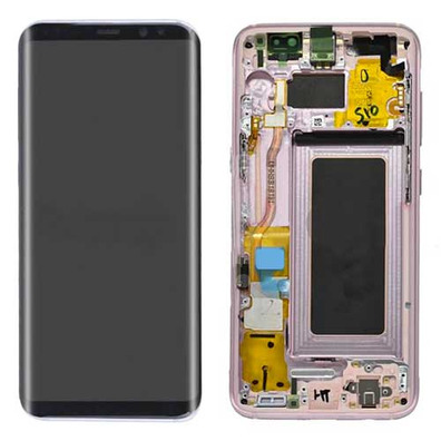 Full Front Assembly with Frame - Samsung Galaxy S8 Pink