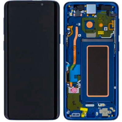 Replacement Full Screen   Frame For Samsung Galaxy S9 Blue