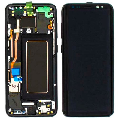 Replacement Full Screen   Frame For Samsung Galaxy S9 Black