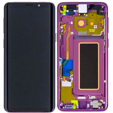 Replacement Full Screen   Frame For Samsung Galaxy S9 Violet
