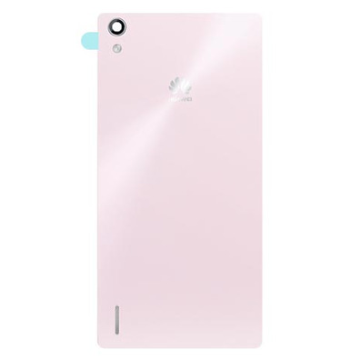 Back Cover with Sticker for Huawei P7 Pink