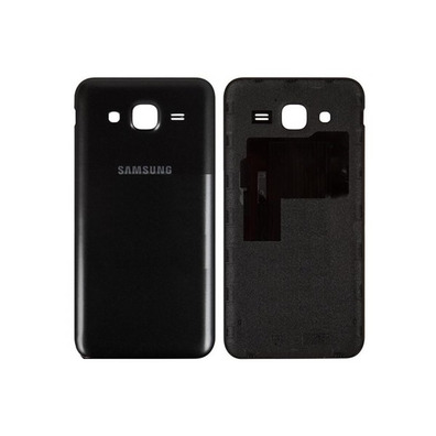 Back Cover with Sticker for Samsung Galaxy J7 Black
