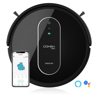 Robot Vacuum Cleaner Cecotec Conga 1490 Impulse Barre/Aspir/Mopa/Friega