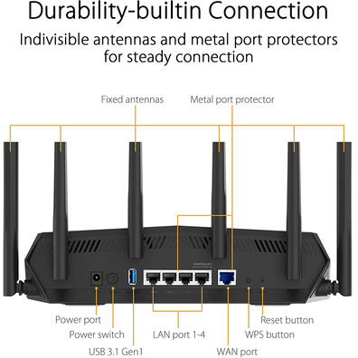 Wireless Asus TuF Gaming AX5400 Router