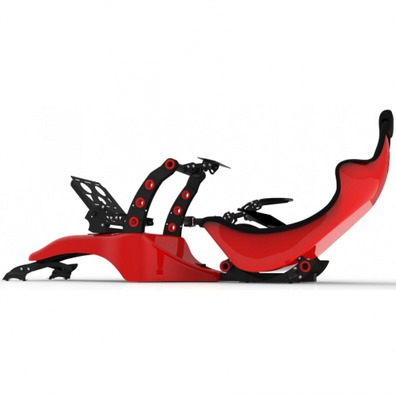 rSeat RS Formula Silver/Red